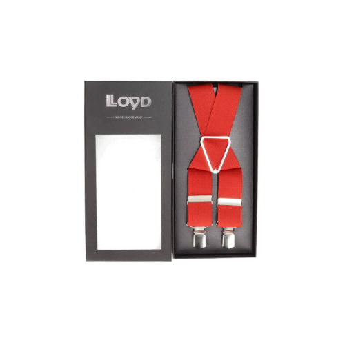 Bretele barbati, Lloyd, 6796, 120 cm, rosii