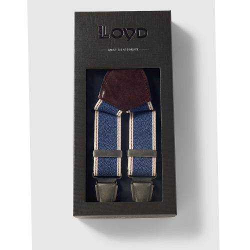 Bretele barbati, Lloyd, 6805, 120 cm, albastru denim