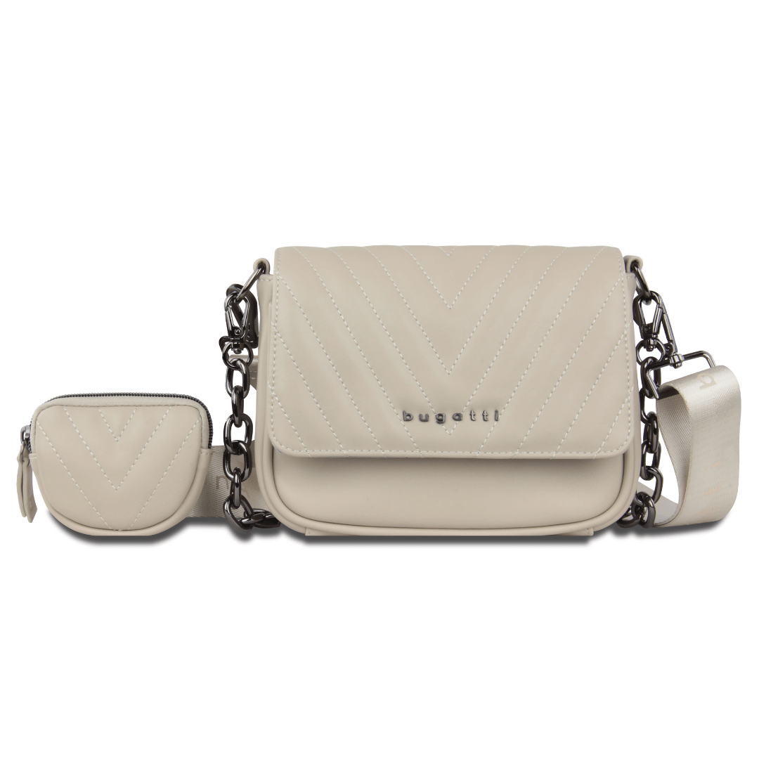 Geanta crossbody dama, bugatti, model SIRA, 493320, bej