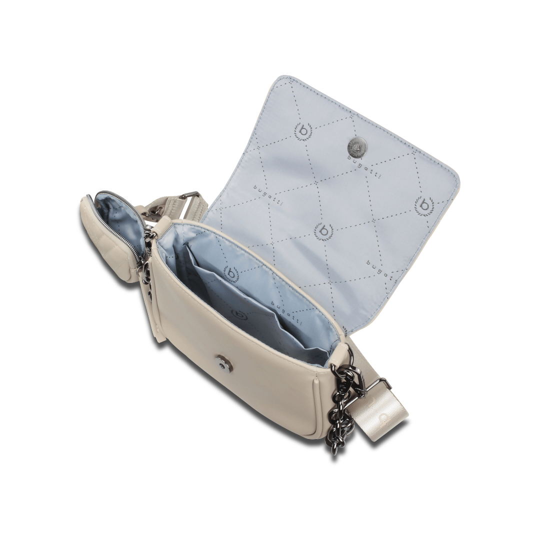 Geanta crossbody dama, bugatti, model SIRA, 493320, bej