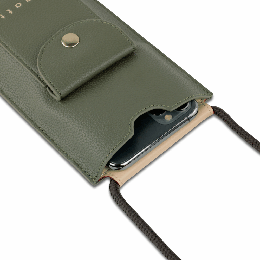 Geanta crossbody pentru telefon, bugatti, seria Ella, crem