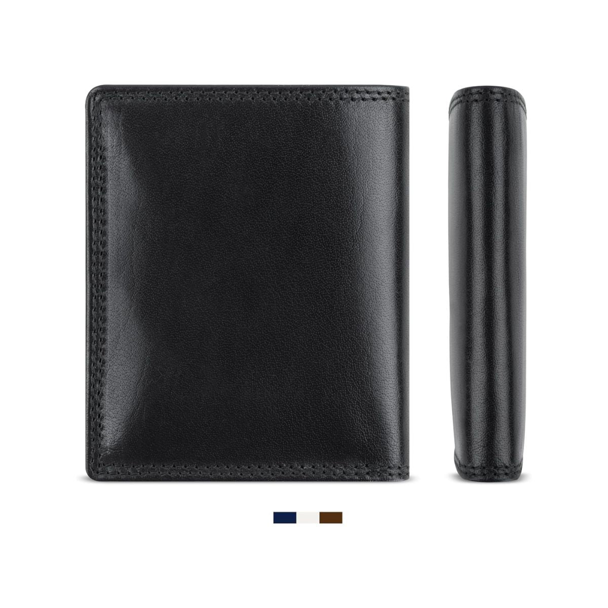 Portofel Barbati Bugatti Primo, 491321, Piele Naturala, Design Vertica, Compartiment CI, negr