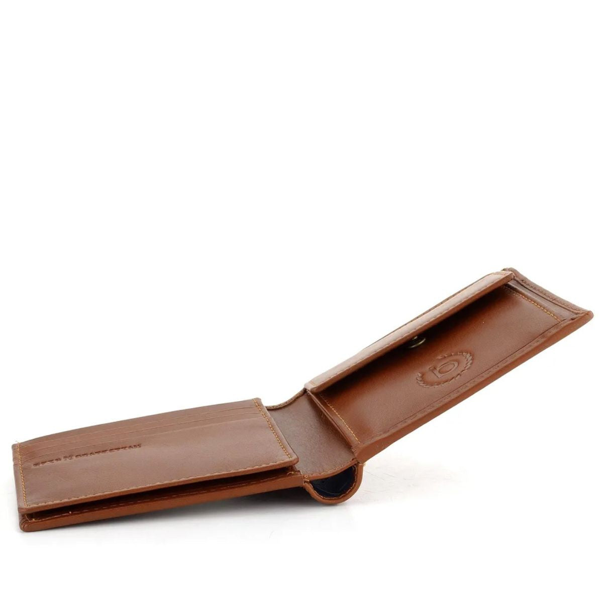 Portofel Barbati Bugatti Remo, 492398, Piele Naturala Cognac, RFID, Design Orizontal, Compartiment CI