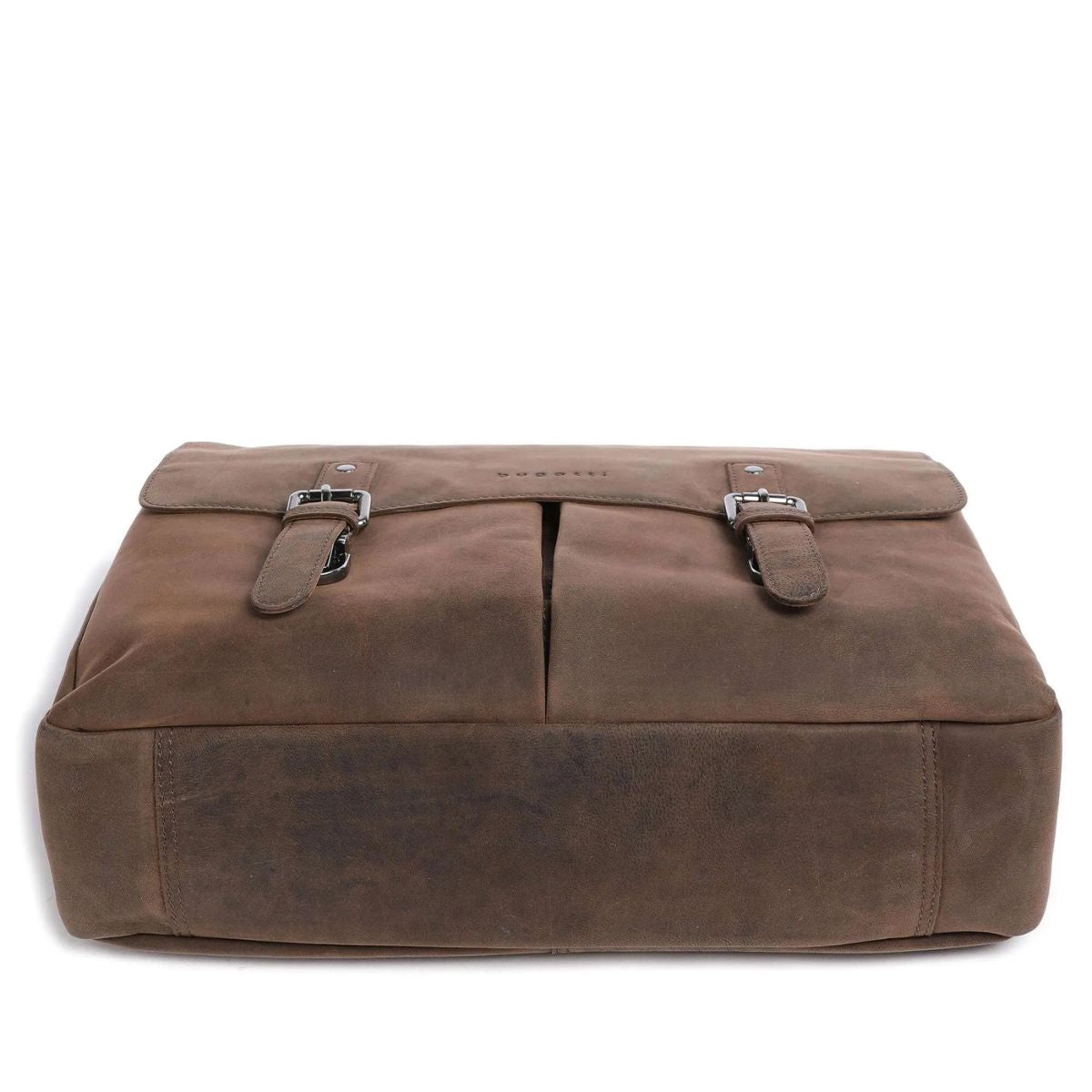 Geanta business laptop, Bugatti, seria Luca, 495639, piele naturala, maro
