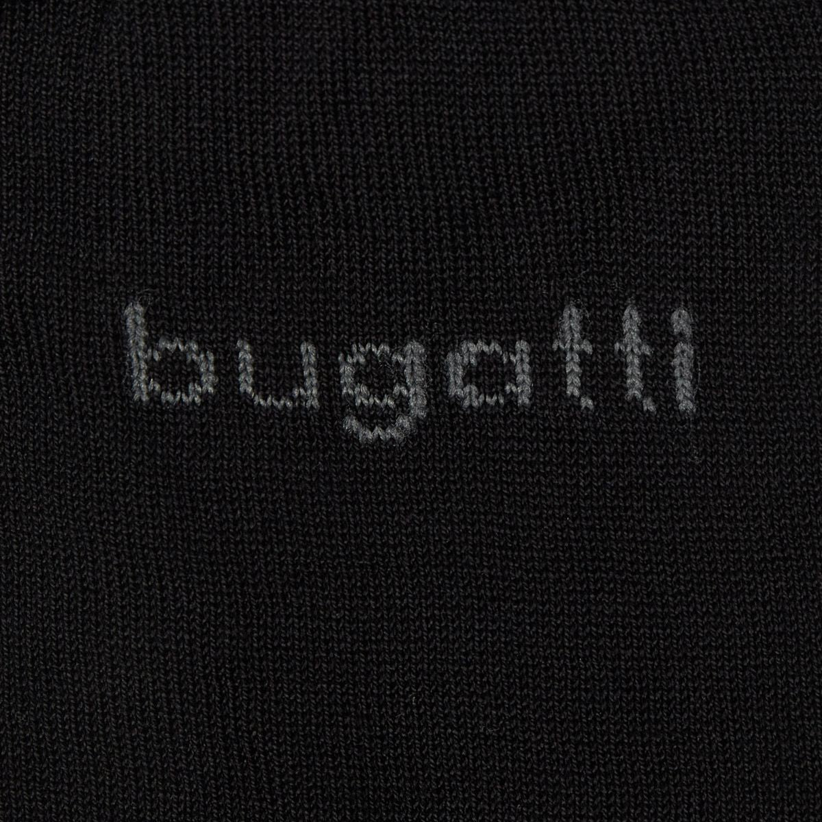 Set 2 sosete barbati, Bugatti, basic, bumbac mercerizat, 39-42 EU, negre