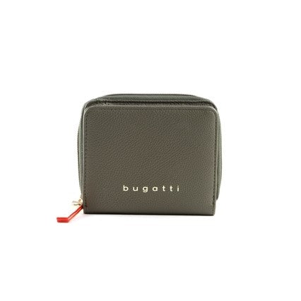 Portofel damă Bugatti, model ELLA, 12cm, olive
