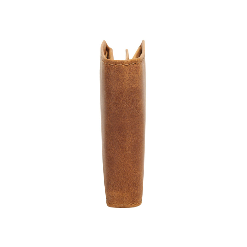 Portofel bărbați, KLONDIKE, seria Digger Angus, 12 x 2.5 x 9 cm, piele naturală, cognac